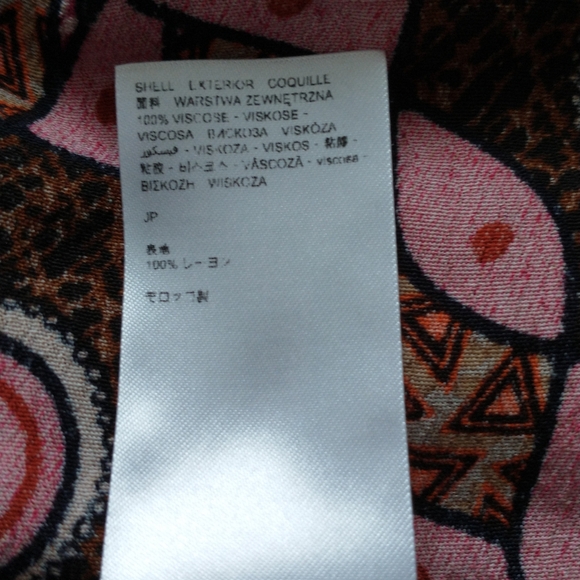 Desigual off shoulder boho peasant blouse top M - Picture 9 of 11